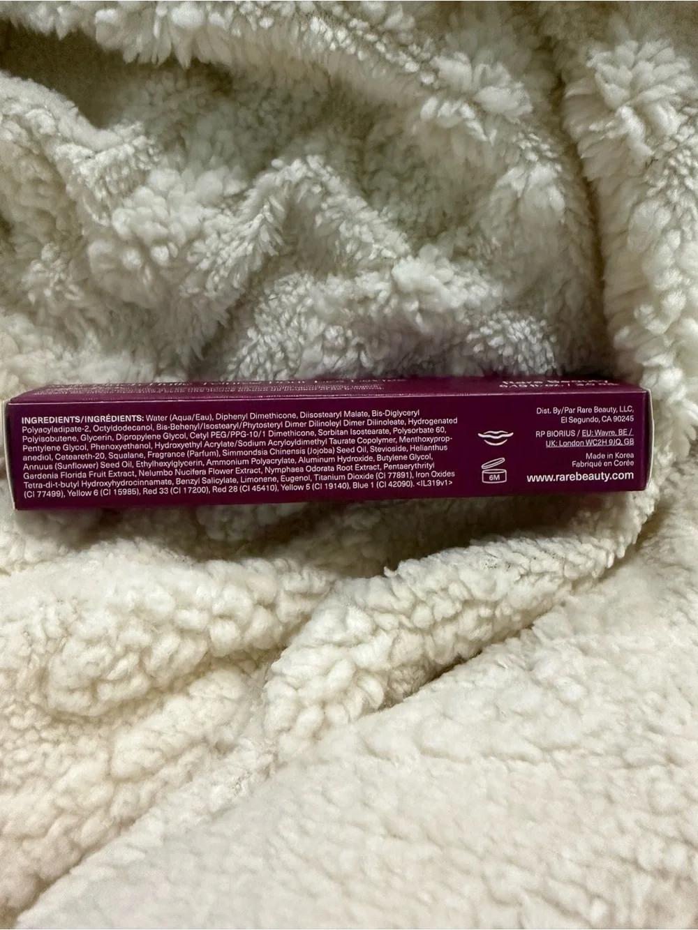 Rare Beauty Soft Pinch Tinted Lip Oil Affection Full Size New in Box